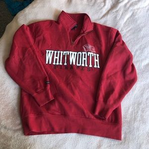 Red Whitworth Quarter Zip